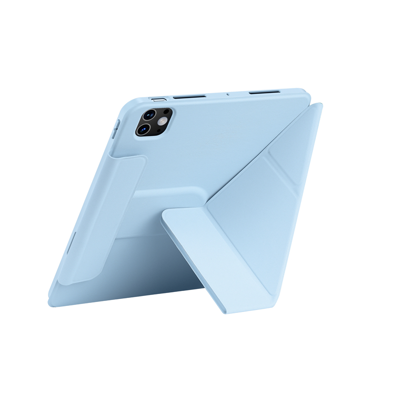 Apple iPad Pro 11 2025 M5 Wiwu 360° Dönebilen Standlı Magnetik Koruyucu Tablet Kılıfı - 21