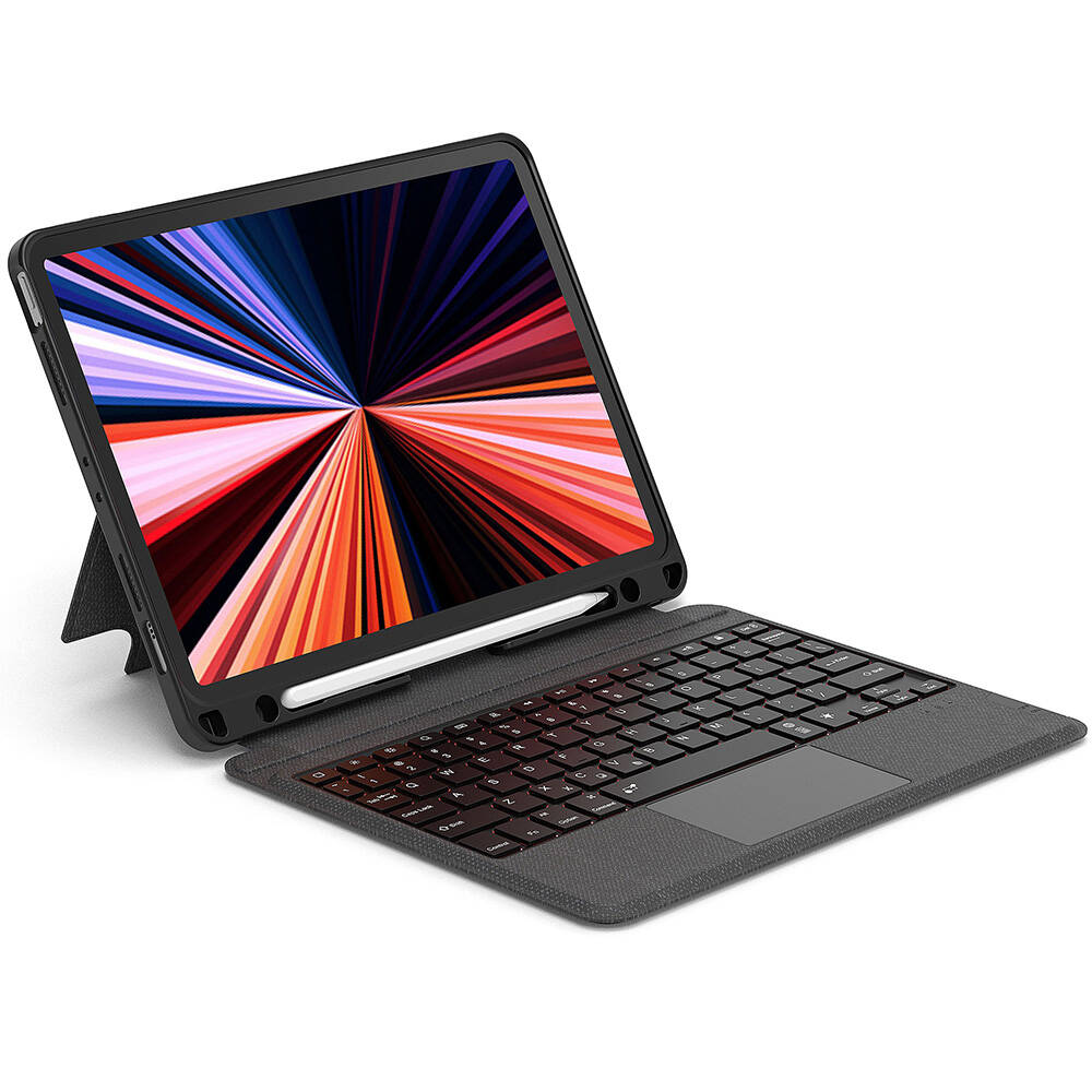 Apple iPad Pro 11 2025 M5 Wiwu Mag Touch Klavyeli Standlı Kılıf - 12