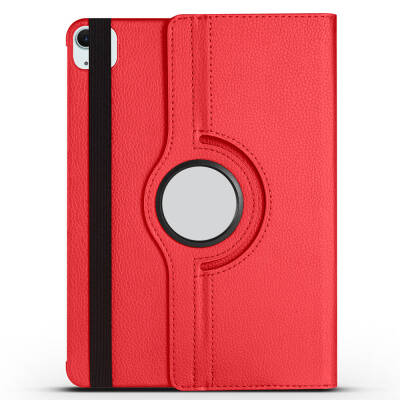 Apple iPad Pro 11 2025 M5 Zore Rotating Stand Case Red