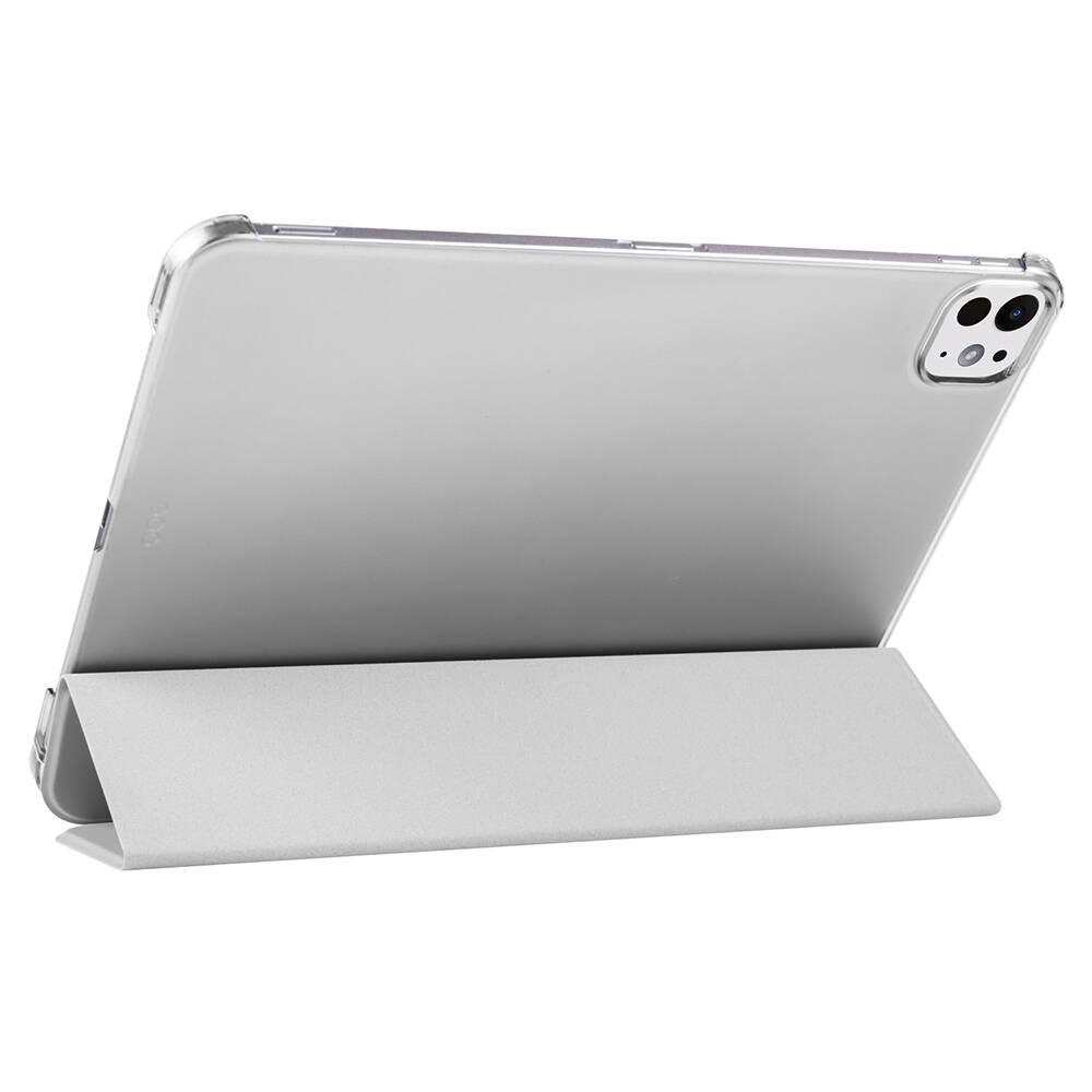 Apple iPad Pro 11 2025 M5 Zore Smart Cover with Pencil Compartment and Stand 1-in-1 Case - 18