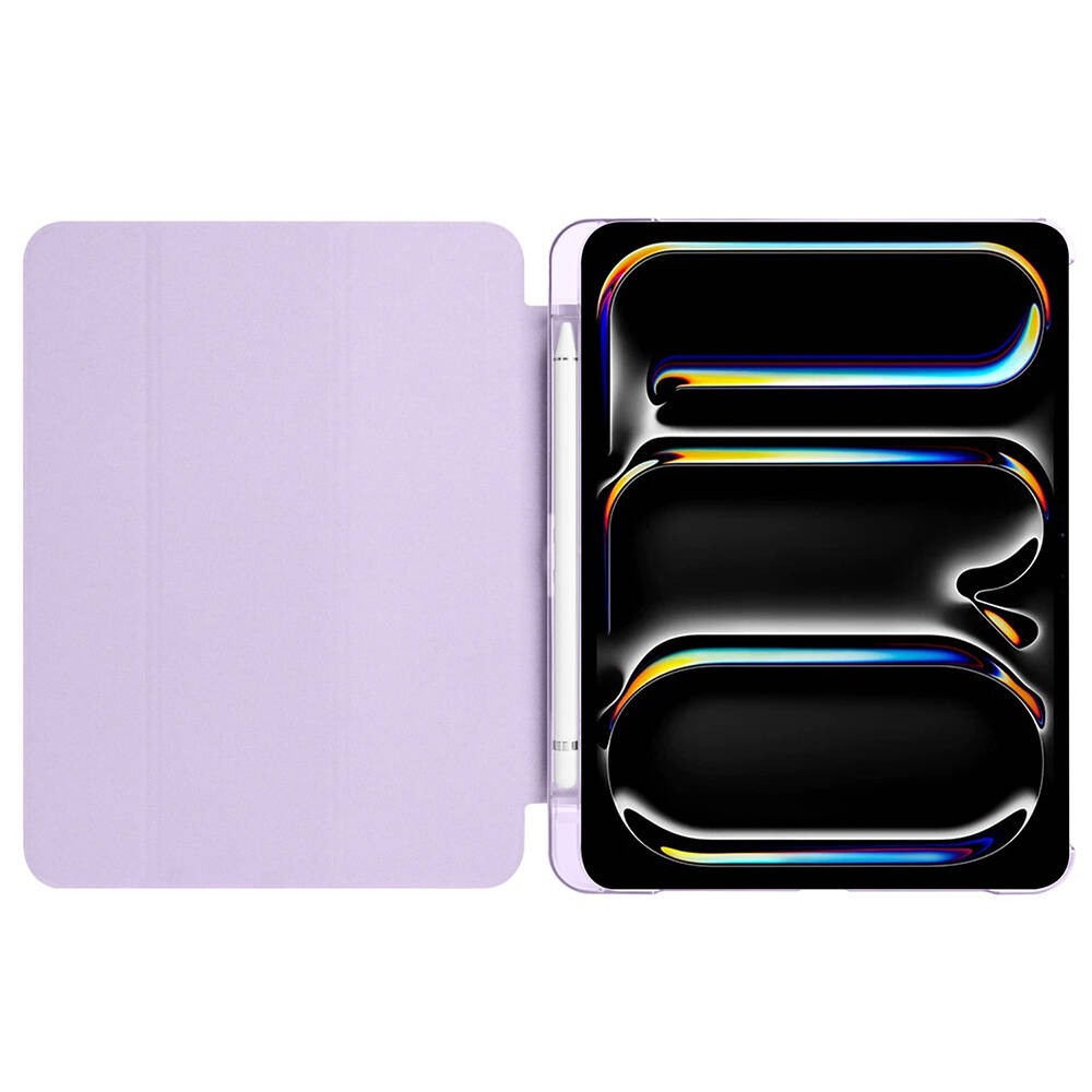 Apple iPad Pro 11 2025 M5 Zore Smart Cover with Pencil Compartment and Stand 1-in-1 Case - 19