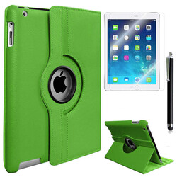 Apple iPad Pro 12.9 2015 Zore Rotatable Stand Case Green