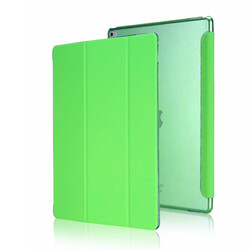 Apple iPad Pro 12.9 2015 Zore Smart Cover Standlı 1-1 Kılıf Yeşil