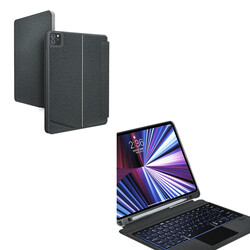 Apple iPad Pro 12.9 2018 (3.Generation) Wiwu Mag Touch Keyboard Stand Case Black