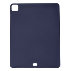 Apple iPad Pro 12.9 2020 (4.Nesil) Kılıf Zore Sky Tablet Silikon Lacivert