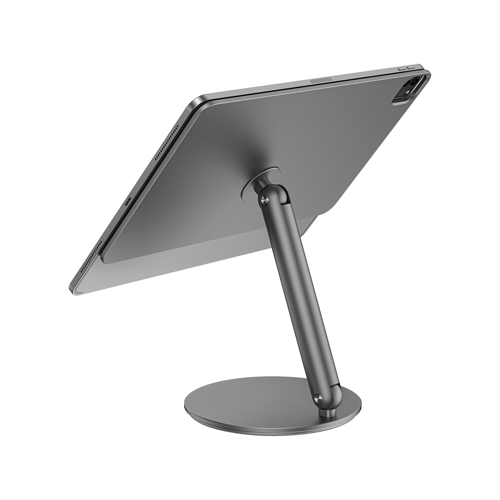 Apple iPad Pro 12.9 2022 M2 Wiwu ZM-310 360 Derece Dönebilen Magnetik Başlıklı Tablet Standı - 5