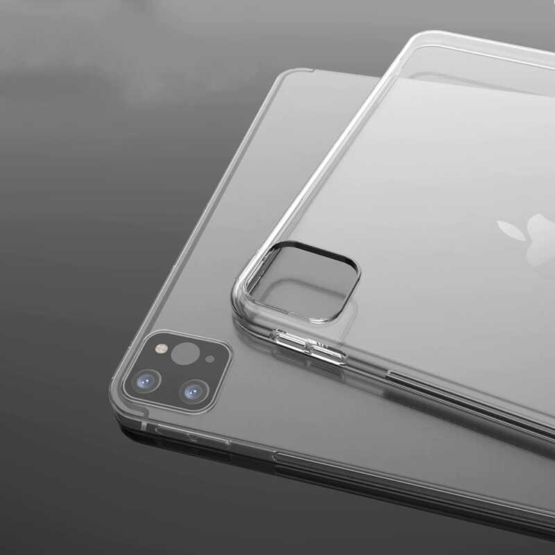 Apple iPad Pro 12.9 Pro 2020 (4.Nesil) Kılıf Zore Tablet Süper Silikon Kapak - 8