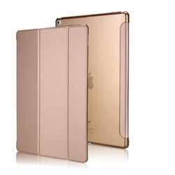 Apple iPad Pro 12.9 2015 Zore Smart Cover Stand 1-1 Case Gold