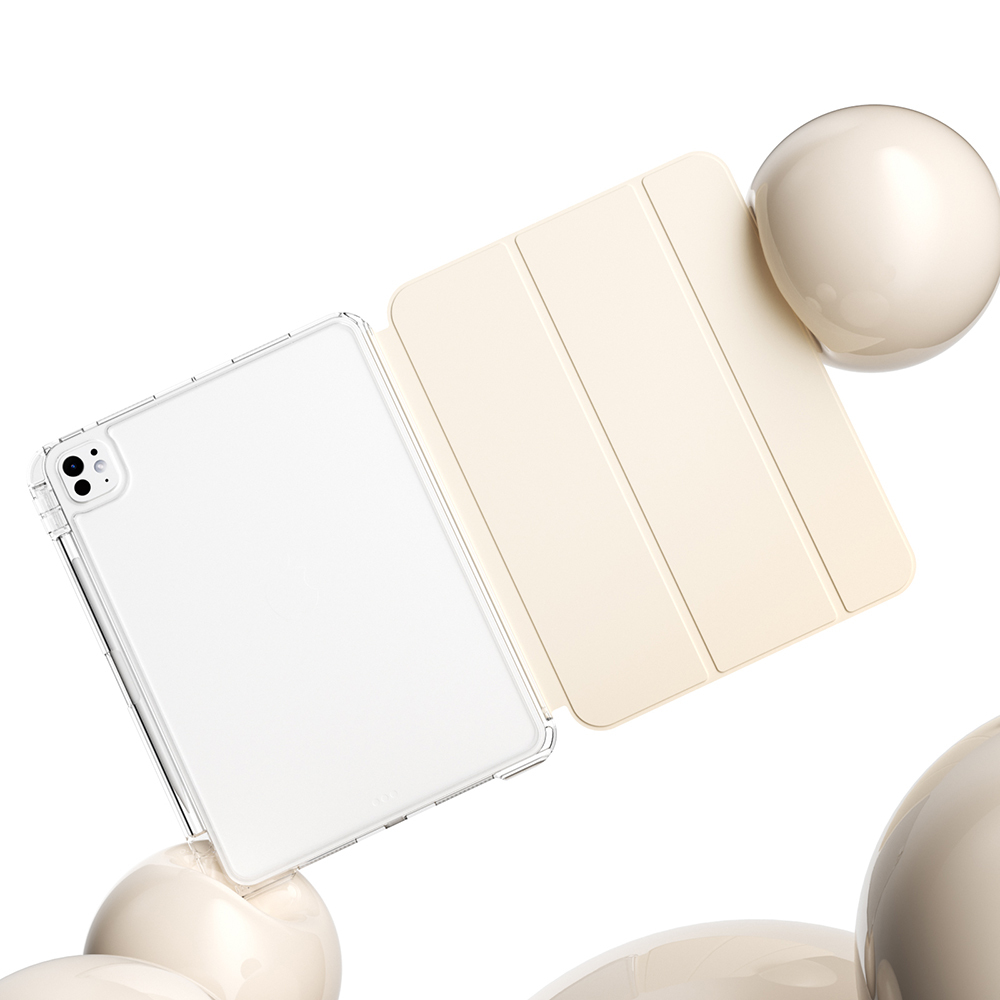 ​​Apple iPad Pro 13 2024 Kılıf Magnetik Ayrılabilen Airbagli Zore Sliding Tablet Kılıfı - 18