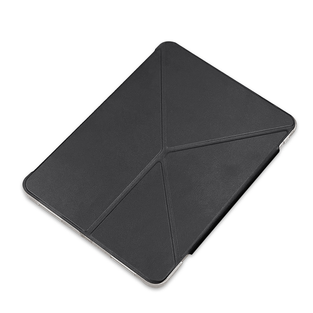 Apple iPad Pro 13 2024 Raptic Clear Folio Airbagli Şeffaf Kapaklı Katlanabilir Standlı Kılıf - 7