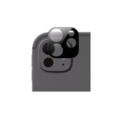 Apple iPad Pro 13 2024 Zore 3D Kamera Camı Siyah