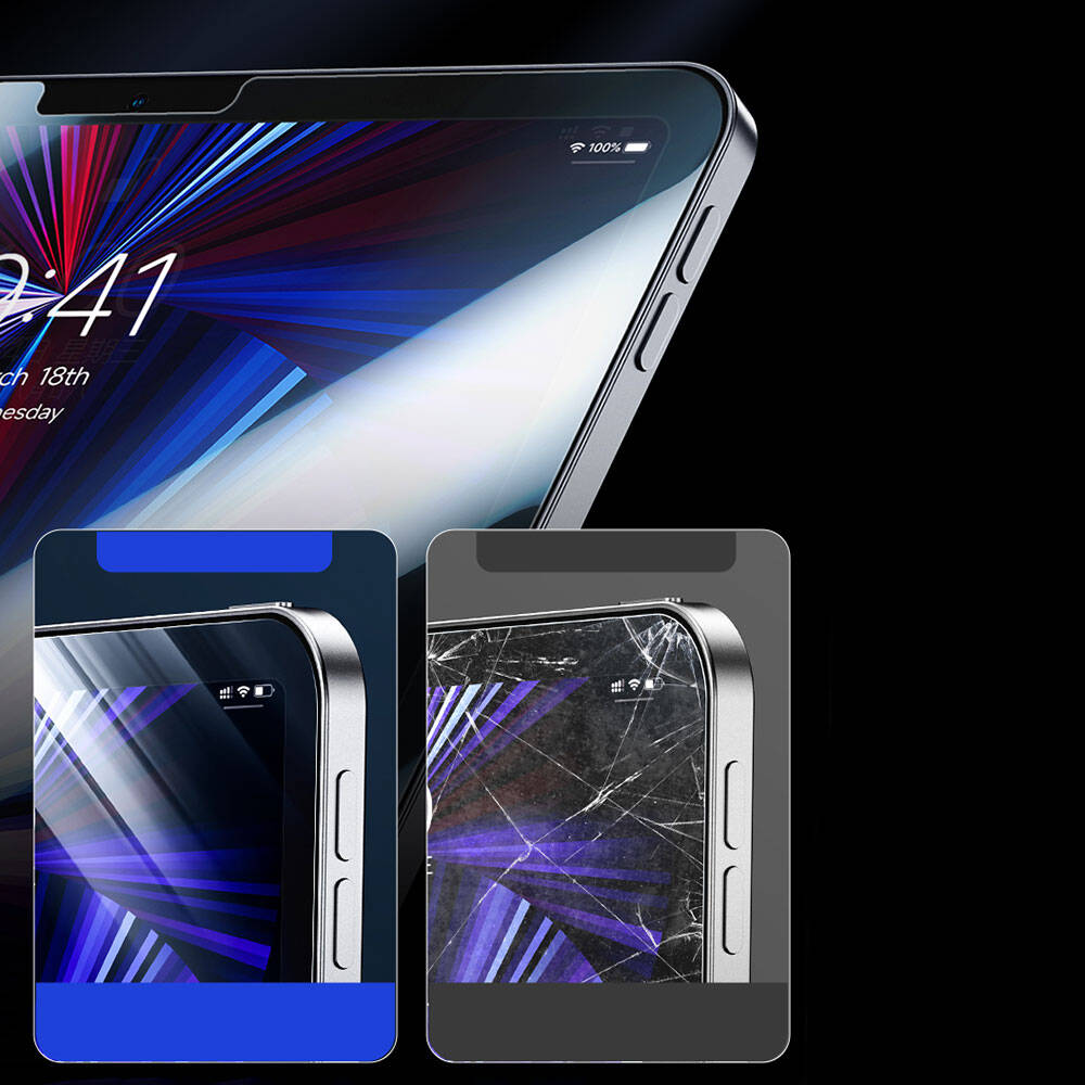 Apple iPad Pro 13 2025 M5 Benks OKR Glass Warrior HD Parlak Ekran Koruyucu - 8