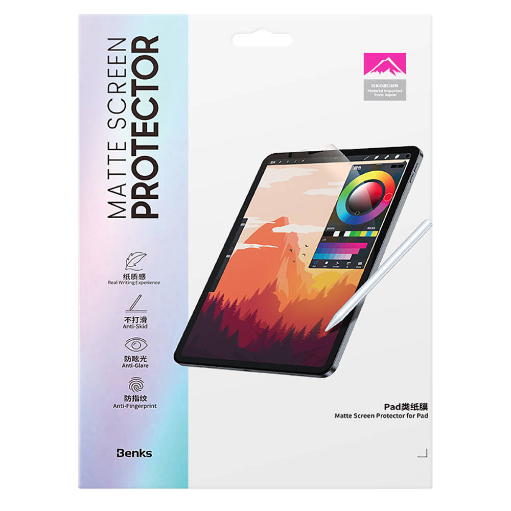 Apple iPad Pro 13 2025 M5 Kağıt Hisli Benks Mat Paper-Like Ekran Koruyucu - 10