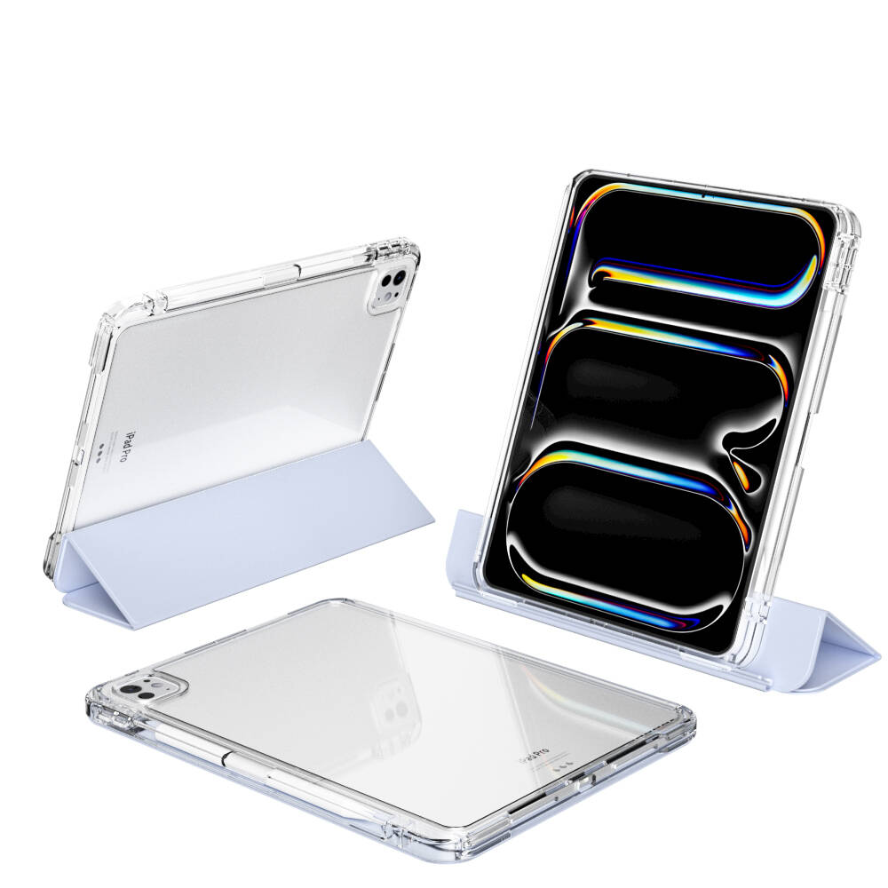 ​​Apple iPad Pro 13 2025 M5 Kılıf Magnetik Ayrılabilen Airbagli Zore Sliding Tablet Kılıfı - 14