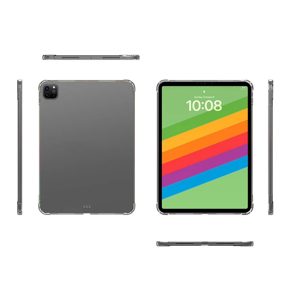 Apple iPad Pro 13 2025 M5 Kılıf Zore Tablet Nitro Anti Shock Silikon Kapak - 9 Apple iPad Pro 13 2025 M5 Kılıf Zore Tablet Nitro Anti Shock Silikon Kapak - 9