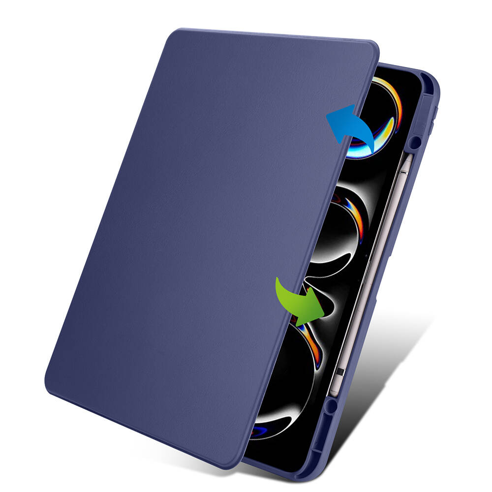 Apple iPad Pro 13 2025 M5 Kılıf Zore Termik Kalem Bölmeli Dönebilen Standlı Kılıf - 13 Apple iPad Pro 13 2025 M5 Kılıf Zore Termik Kalem Bölmeli Dönebilen Standlı Kılıf - 13