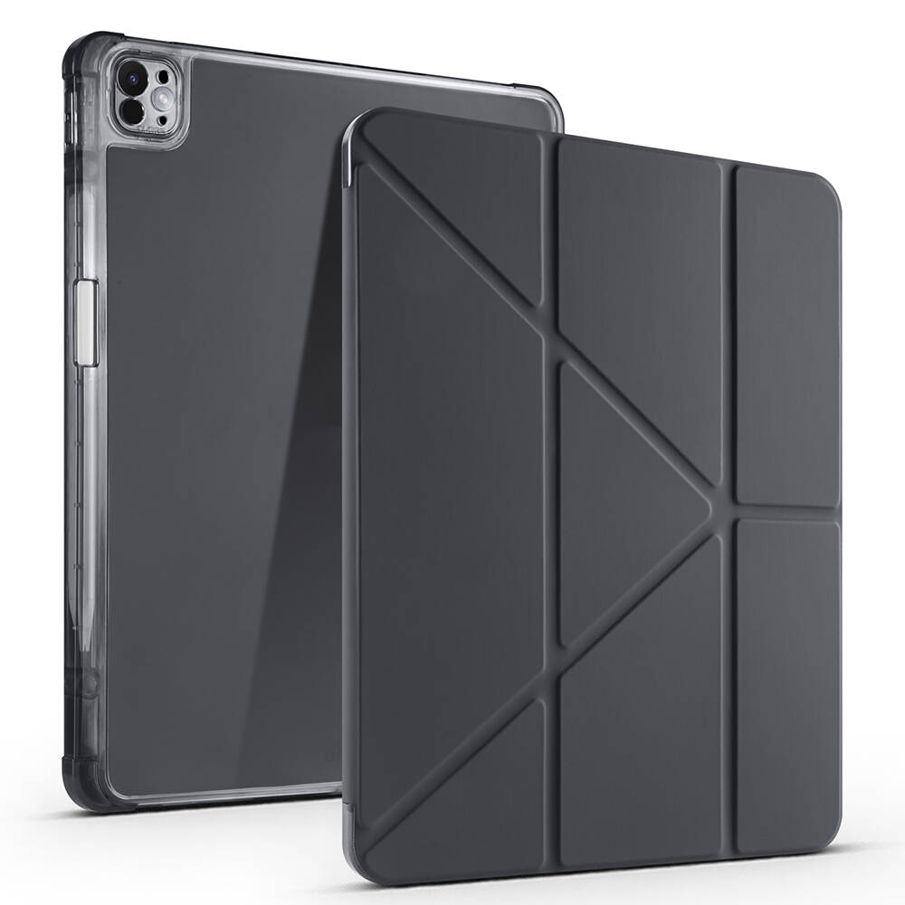 Apple iPad Pro 13 2025 M5 Kılıf Zore Tri Folding Kalem Bölmeli Standlı Kılıf - 3 Apple iPad Pro 13 2025 M5 Kılıf Zore Tri Folding Kalem Bölmeli Standlı Kılıf - 3
