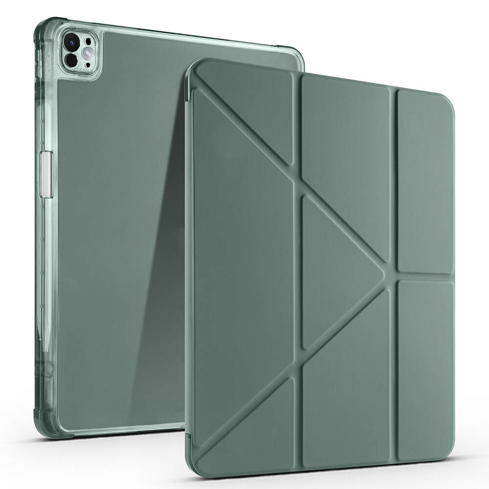 Apple iPad Pro 13 2025 M5 Kılıf Zore Tri Folding Kalem Bölmeli Standlı Kılıf - 9 Apple iPad Pro 13 2025 M5 Kılıf Zore Tri Folding Kalem Bölmeli Standlı Kılıf - 9