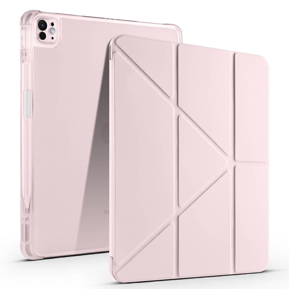 Apple iPad Pro 13 2025 M5 Kılıf Zore Tri Folding Kalem Bölmeli Standlı Kılıf - 12 Apple iPad Pro 13 2025 M5 Kılıf Zore Tri Folding Kalem Bölmeli Standlı Kılıf - 12