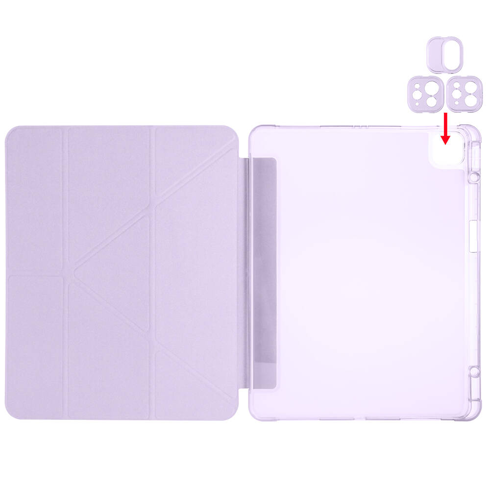 Apple iPad Pro 13 2025 M5 Kılıf Zore Tri Folding Kalem Bölmeli Standlı Kılıf - 6 Apple iPad Pro 13 2025 M5 Kılıf Zore Tri Folding Kalem Bölmeli Standlı Kılıf - 6