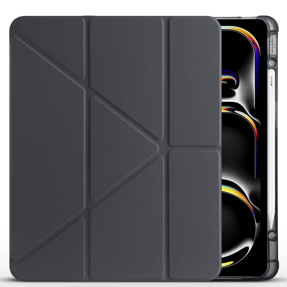 Apple iPad Pro 13 2025 M5 Kılıf Zore Tri Folding Kalem Bölmeli Standlı Kılıf - 15 Apple iPad Pro 13 2025 M5 Kılıf Zore Tri Folding Kalem Bölmeli Standlı Kılıf - 15