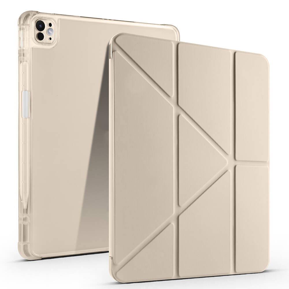Apple iPad Pro 13 2025 M5 Kılıf Zore Tri Folding Kalem Bölmeli Standlı Kılıf - 1 Apple iPad Pro 13 2025 M5 Kılıf Zore Tri Folding Kalem Bölmeli Standlı Kılıf - 1