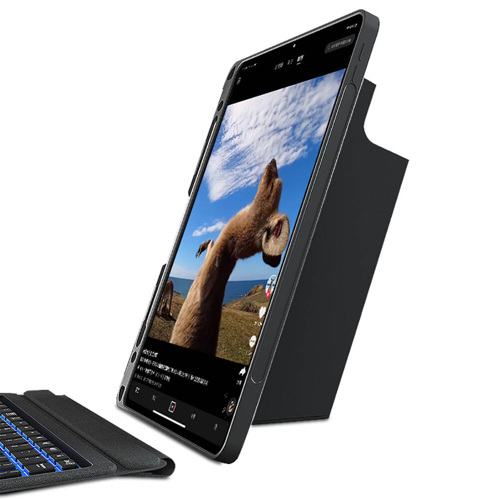 Apple iPad Pro 13 2025 M5 Wiwu Mag Touch Klavyeli Standlı Kılıf - 11