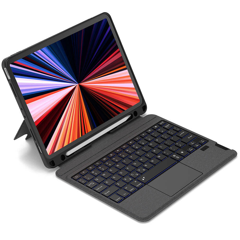 Apple iPad Pro 13 2025 M5 Wiwu Mag Touch Klavyeli Standlı Kılıf - 17