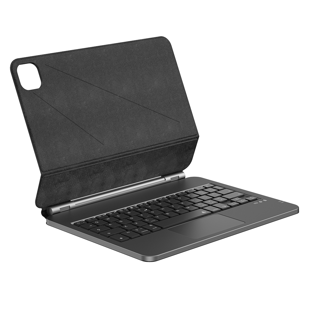 Apple iPad Pro 13 2025 M5 Wiwu MK-003 Stand Case with Hidden Pen Compartment and Keyboard - 2