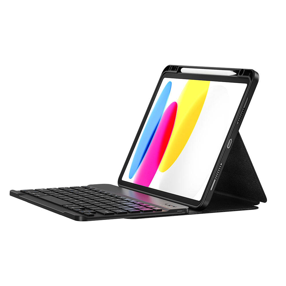 Apple iPad Pro 13 2025 M5 Wiwu Protective Gizli Kalem Bölmeli Klavyeli Kılıf - 4