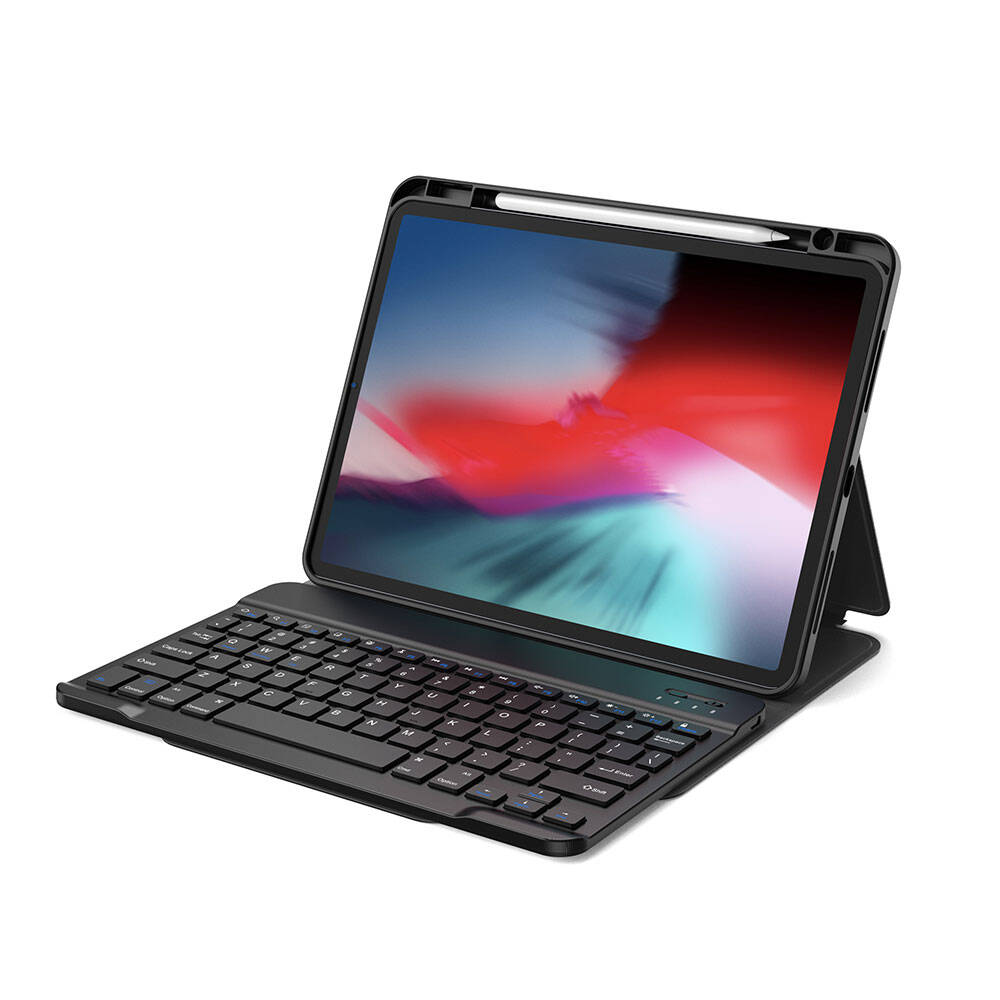 Apple iPad Pro 13 2025 M5 Wiwu Protective Gizli Kalem Bölmeli Klavyeli Kılıf - 2