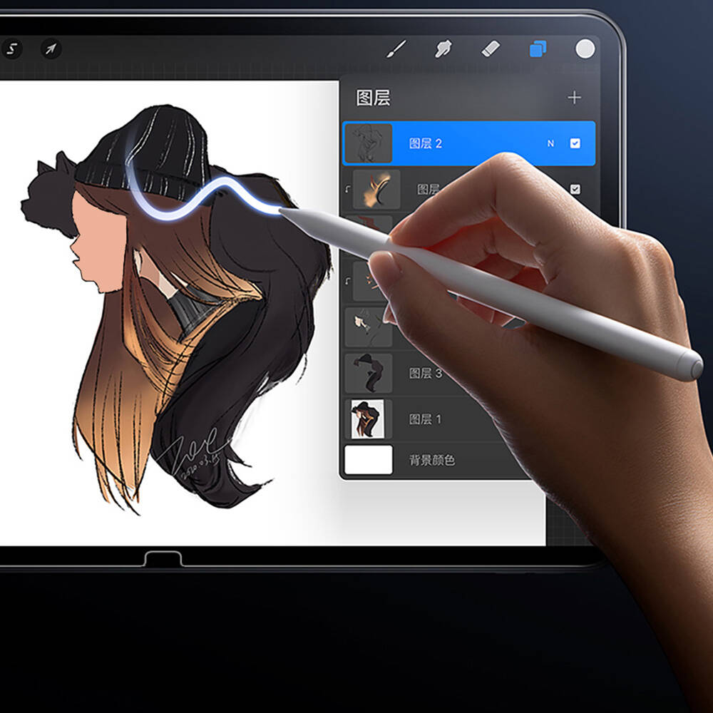 Apple iPad Pro 13 2025 M5 Wiwu Wi-GQ003 iVista Serisi Oleofobik HD Temperli Cam Ekran Koruyucu - 6