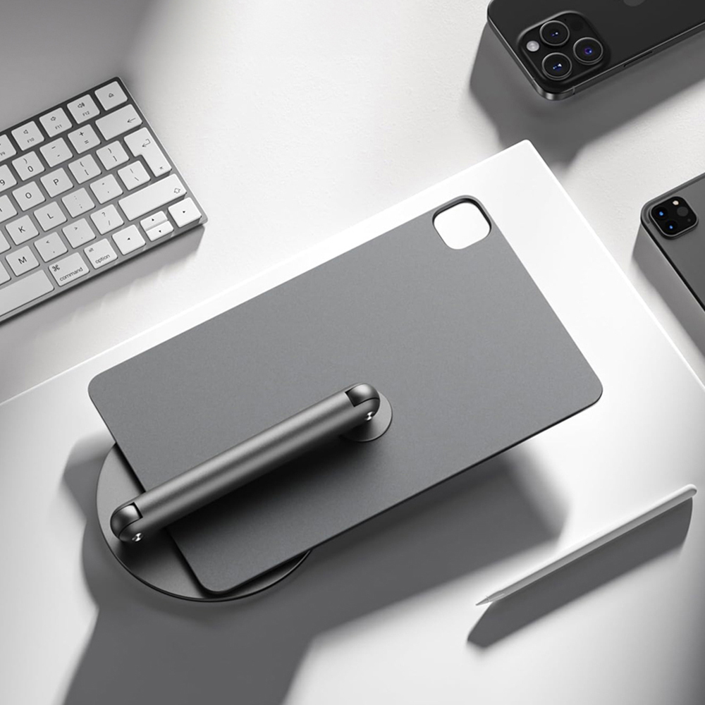Apple iPad Pro 13 2025 M5 Wiwu ZM-310 360 Derece Dönebilen Magnetik Başlıklı Tablet Standı - 12