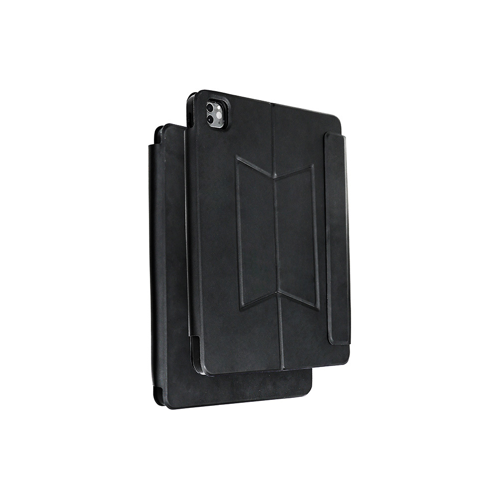 Apple iPad Pro 13 2025 M5 Zore Border Keyboard Tablet Case with Bluetooth Connection and Stand - 4