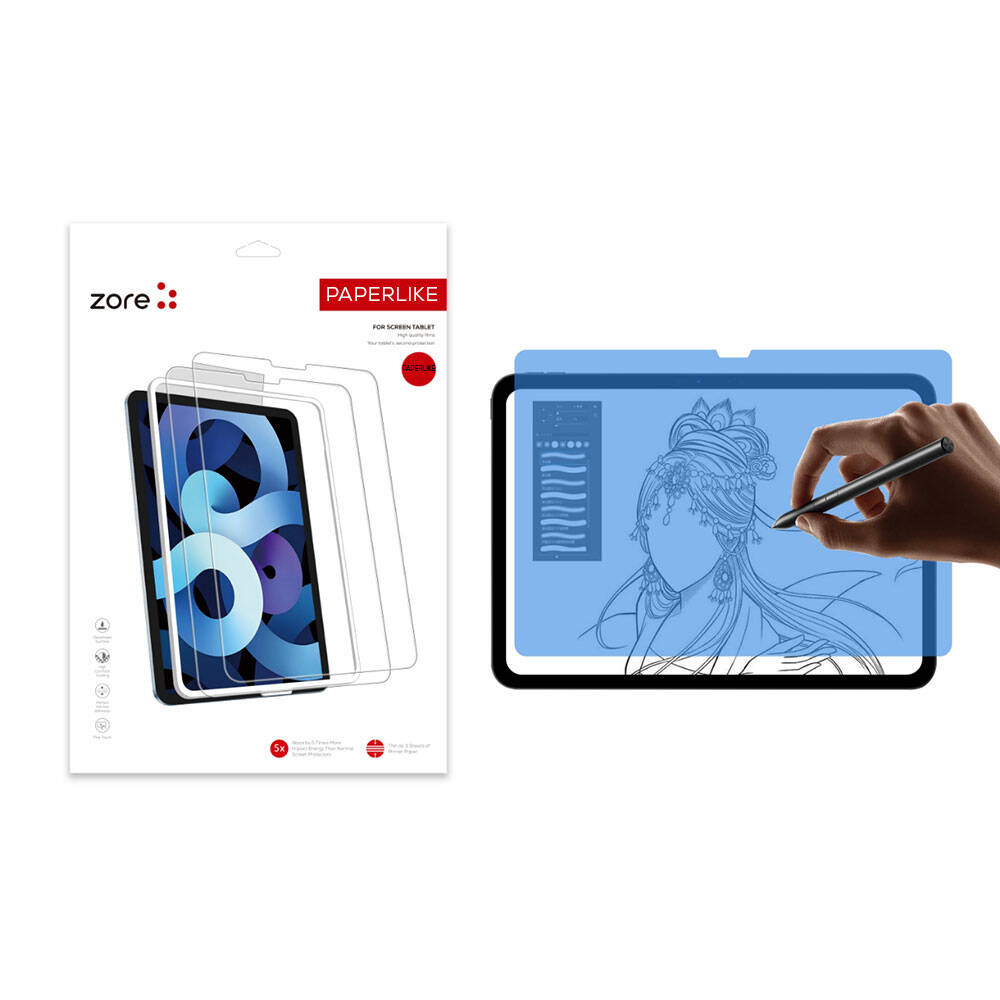 Apple iPad Pro 13 2025 M5 Zore Paper-Like Ekran Koruyucu - 2