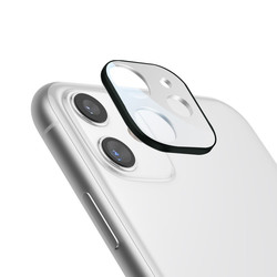 Apple iPhone 11 Benks Kamera Lens Koruyucu Beyaz