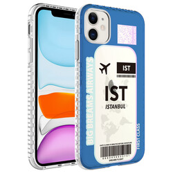 Apple iPhone 11 Case Airbag Edge Colorful Patterned Silicone Zore Elegans Cover NO4