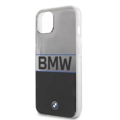 Apple iPhone 11 Case BMW Frosted Transparent Hard PC Cover Şeffaf-Siyah