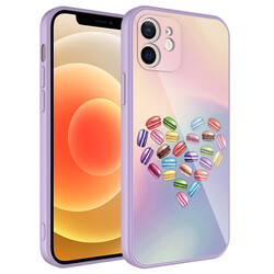 Apple iPhone 11 Case Camera Protected Patterned Hard Silicone Zore Epoksi Cover NO1