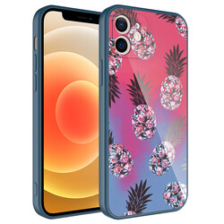 Apple iPhone 11 Case Camera Protected Patterned Hard Silicone Zore Epoksi Cover NO3