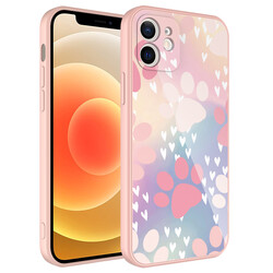 Apple iPhone 11 Case Camera Protected Patterned Hard Silicone Zore Epoksi Cover NO4