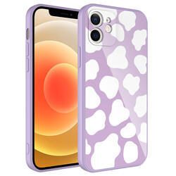 Apple iPhone 11 Case Camera Protected Patterned Hard Silicone Zore Epoksi Cover NO6