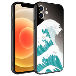 Apple iPhone 11 Case Camera Protected Patterned Hard Silicone Zore Epoksi Cover NO9