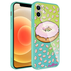 Apple iPhone 11 Case Camera Protected Patterned Hard Silicone Zore Epoksi Cover NO12