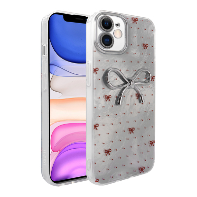 Apple iPhone 11 Case Camera Protection Figured Zore Ponti Silicone Cover Açık Mavi