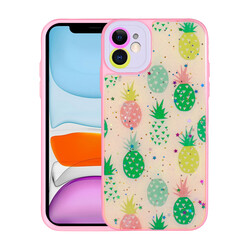 Apple iPhone 11 Case Camera Protector Patterned Zore Pami Cover NO2