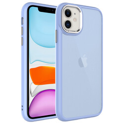 Apple iPhone 11 Case Frosted Hard PC Zore May Cover Lila