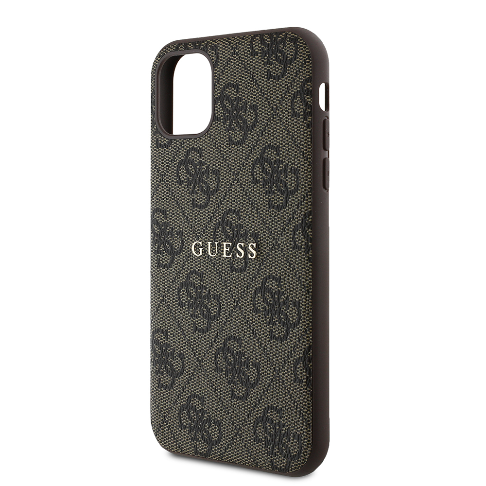 Apple iPhone 11 Case Guess Original Licensed 4G Patterned Text Logo Cover - 15