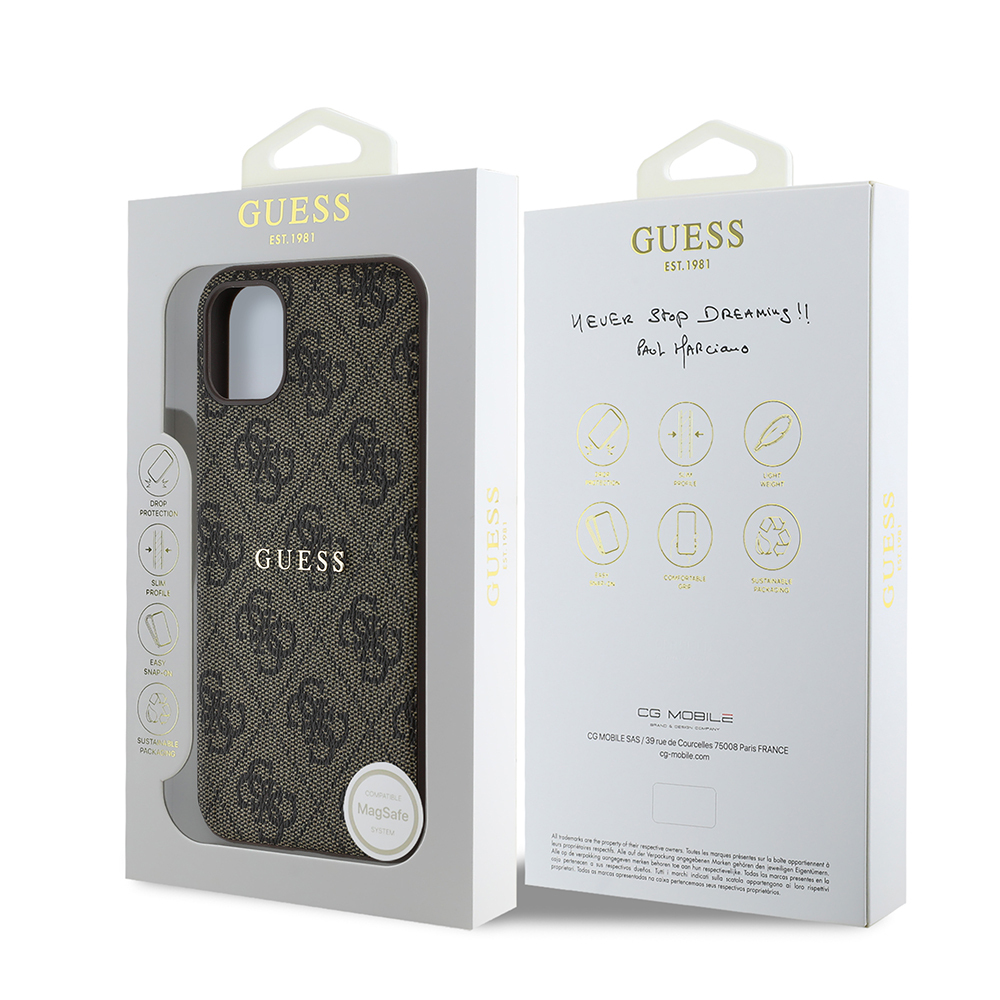 Apple iPhone 11 Case Guess Original Licensed 4G Patterned Text Logo Cover - 17