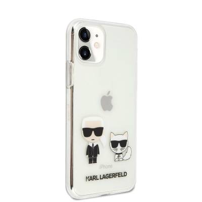 Apple iPhone 11 Case Karl Lagerfeld Hard TPU K&C Design Cover Colorless